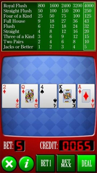 Video Poker Touch