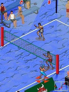 beach volleyball 128x160