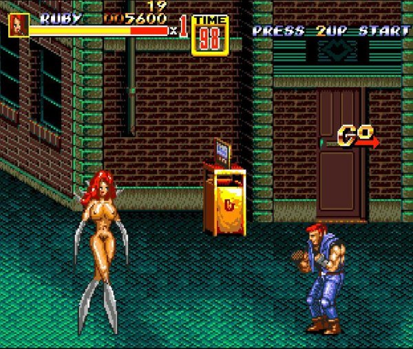Streets of Rage 2 Ruby Nude edition (ХАК)