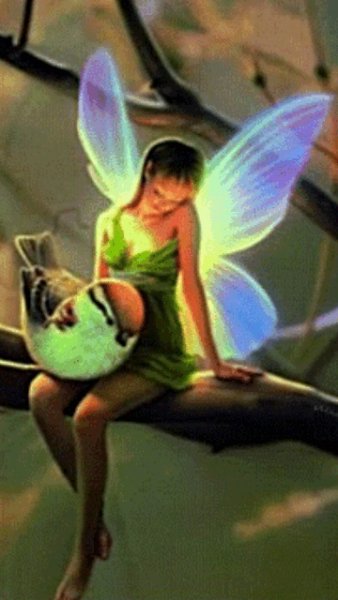 Дюймовочка..