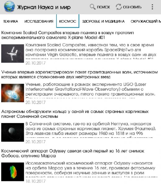 Журнал Наука и мир 2.0