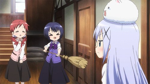Megumi Natsu, Maya Jouga, Chino Kafuu, Tippy