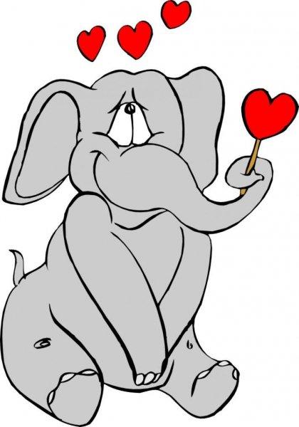 cartoon-elephant-in-love
