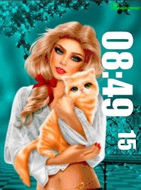 С кошкой анимация