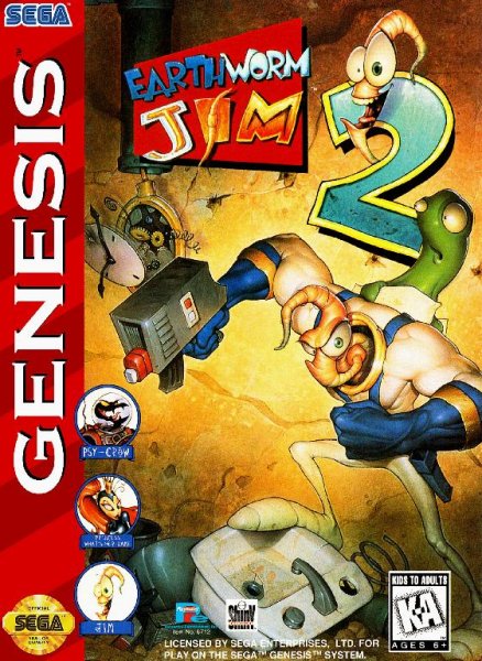 Earthworm Jim 2 sega rus