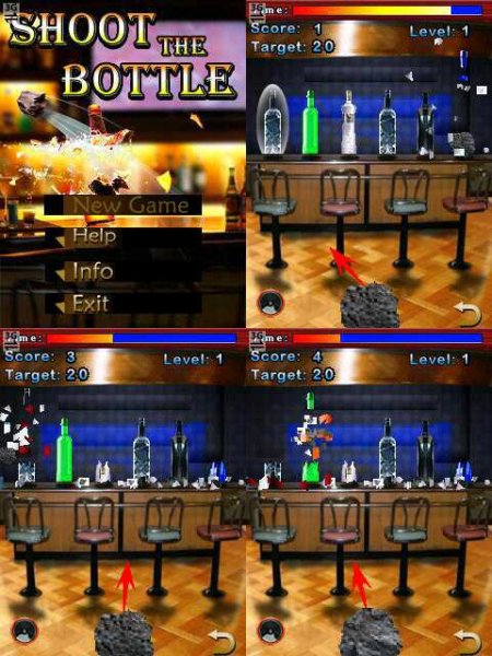 Shoot the Bottle 240x320 N73