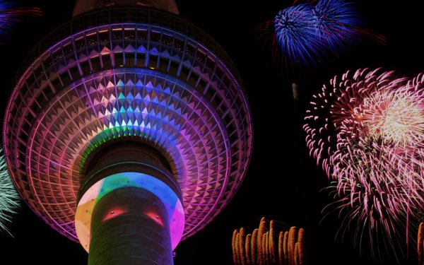 Fireworks on New Year's 10