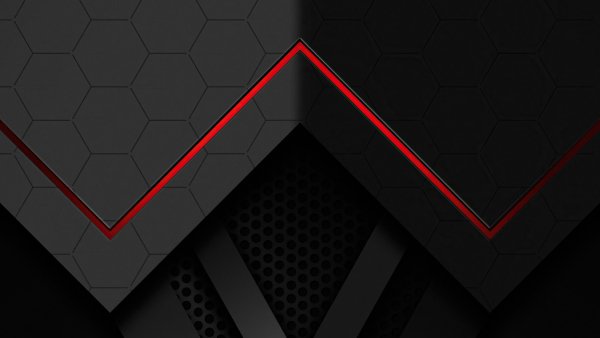 Black-red-geometry-hexagon-texture-modern