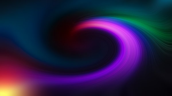 Purple-green-spiral-light-wave