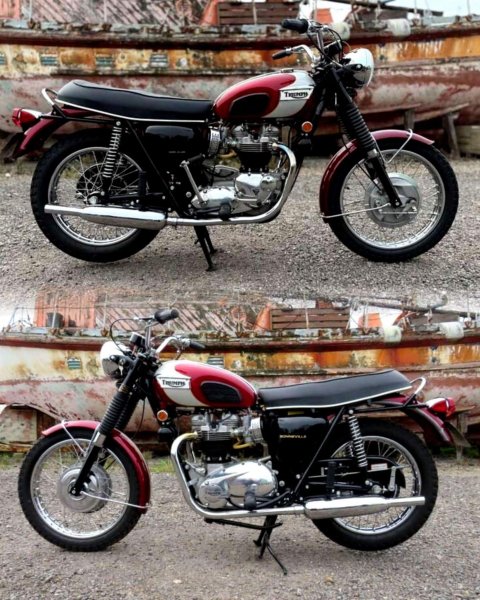 TRIUMPH T120RT BONNEVILLE (1970г.)