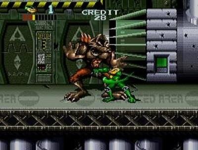 Battletoads Arcade setup