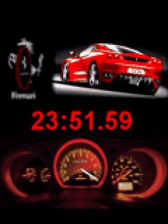 Ferrari car спидометр тахометр