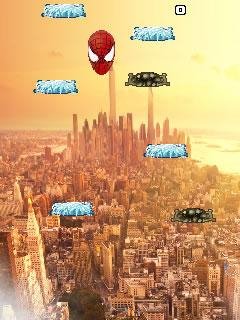 spider man jump 240x320