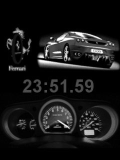 Car-ferrari-спидометр-тахометр