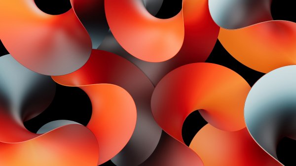 Orange-red-smooth-wavy-dynamic