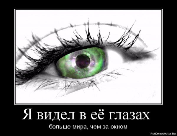 Я видел в её глазах...