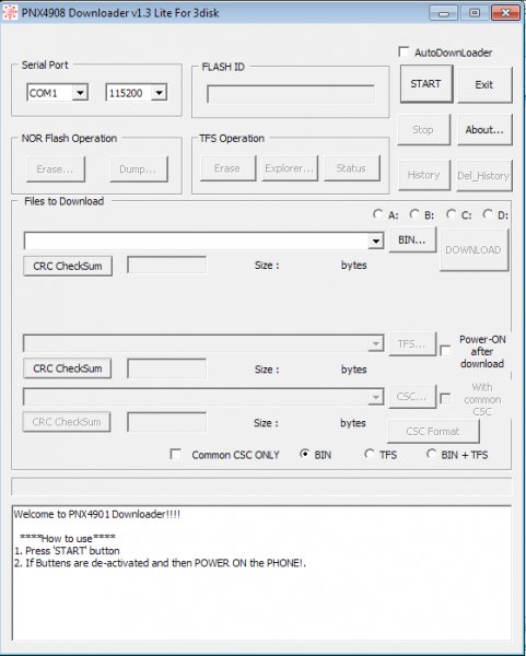 PNX4908 Downloader v1.3 For 3disk