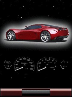 Red speed car спидометр анимация