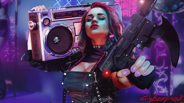 cyberpunk 2077 cosplay 4k hd