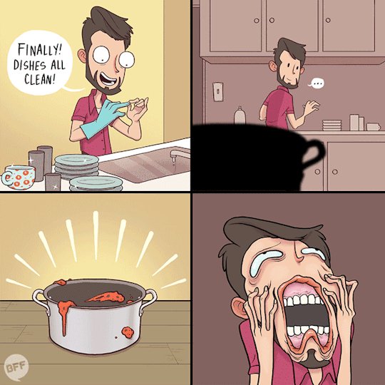 Наконец-то вся посуда помыта