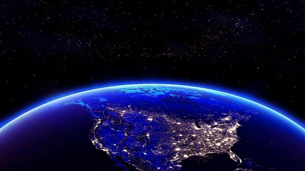 Earth-at-night-wallpaper