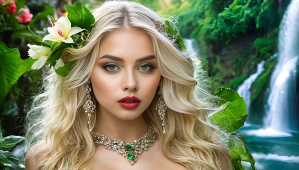 Девушка,фэнтези,блондинка,зеленые глаза.11