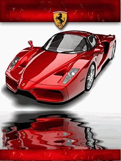 Ferrari enzo car red speed