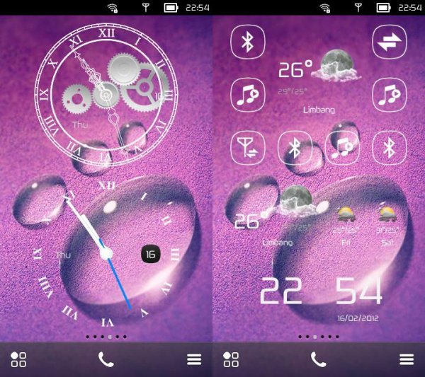 Full Transparent widget pack
