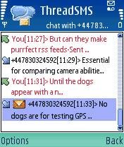 EHandySoft ThreadSMS v1.00 S60v3 OS 9.1