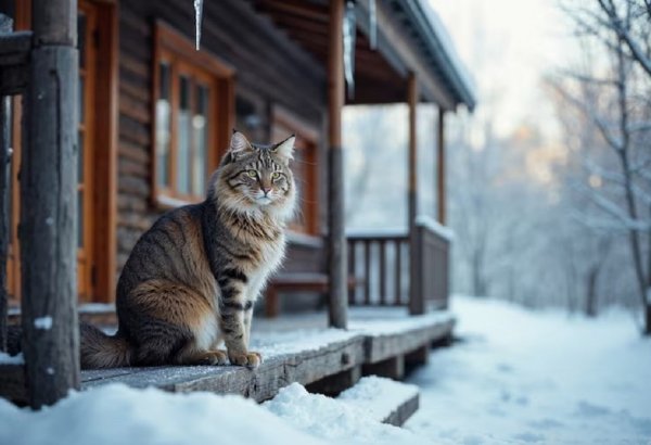 Зимние коты (11)