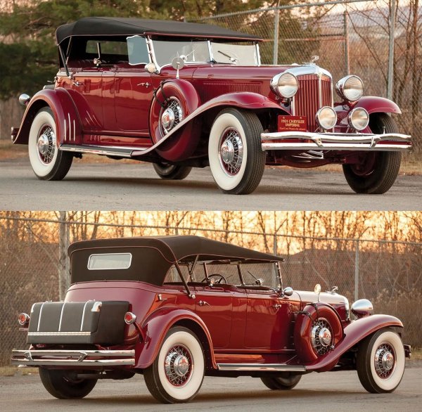 CHRYSLER CG IMPERIAL DUAL-COWL PHAETON (1931г.)