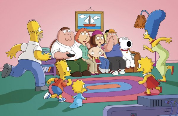 the simosons family guy-