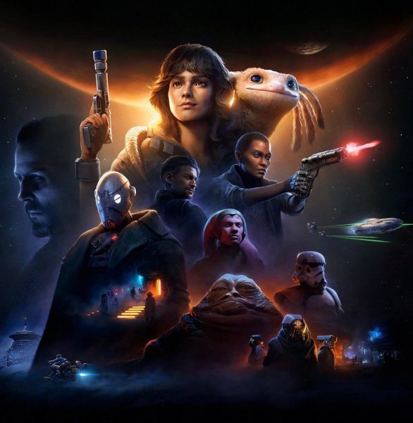 Новый постер игры Star Wars: Outlaws: Вне закона (2024)