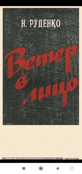 Н. Руденко. Ветер в лицо