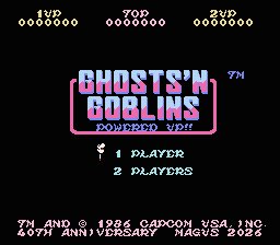Ghosts 'N Goblins Powered Up!! v.1.0 [NES]