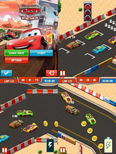 Cars Hotshot Racing 240x320 X3-02 ts