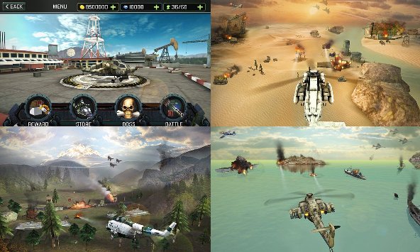 Gunship Strike 3D 1.0.3 [мод много денег]