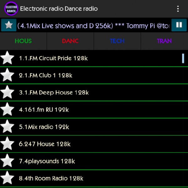Electronic radio Dance radio 2.0.0