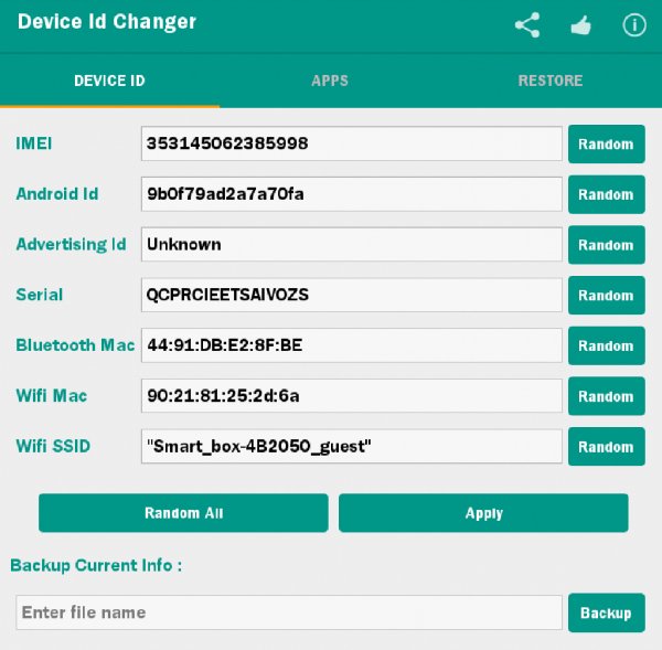 Device Id Changer.ver.1.5.1.build.8