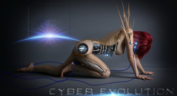 Robot Redhead girl