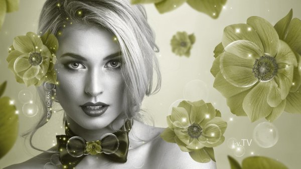 Blonde-Girl-MakeUp-Front-Butterfly-Dress