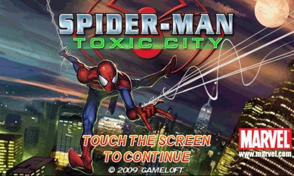 SpiderMan Toxic City 480x800