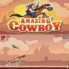 Amazing Cowboy 240x400 landscape