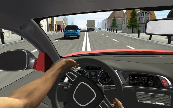 Racing in Car v1.1 [Мод много денег]