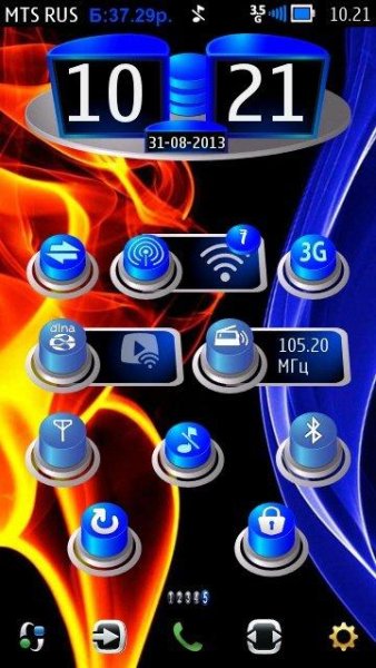 3d toggle widget skin by carpenter s son