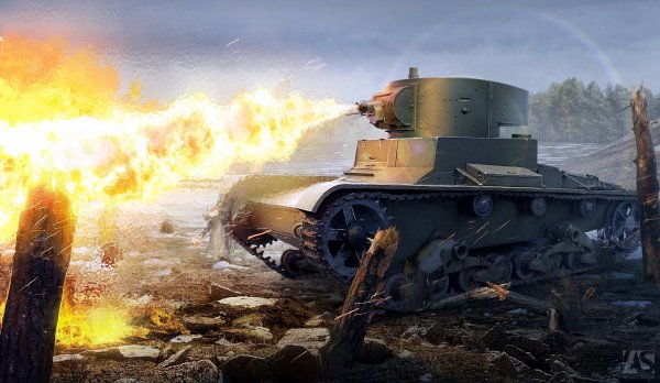 Огнеметный танк ОТ-130 (Copy)