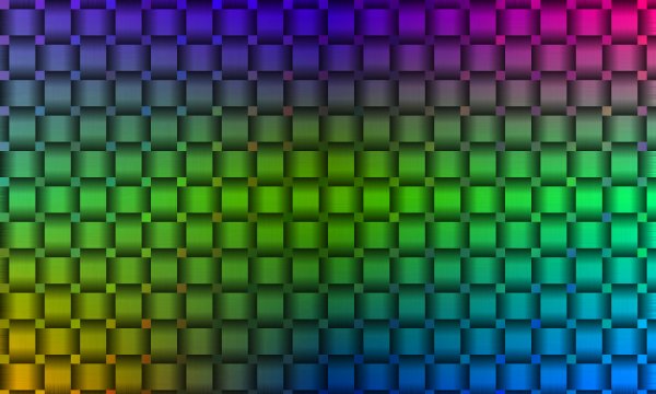Gradient-rainbow-texture-geometry-weave