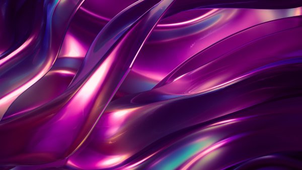 Purple-smooth-wavy-glossy-metallic-reflection
