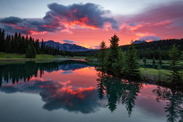 Kanada-alberta-les-vodoem-bereg-eli-gory-skaly