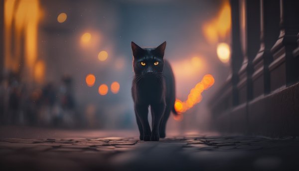 Черный кот